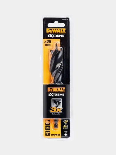 Сверло по дереву DeWALT "EXTREME IMPACT" 25x152мм DT90243-QZ
