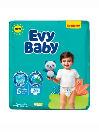 Детские подгузники EVY BABY BDPR XL TWIN 26*4 EXP26 №6