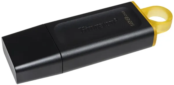Флешка Kingston DataTraveler Exodia, 128 ГБ, USB 3.2 Gen1, черный/желтый (DTX/128GB)