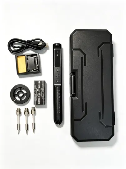 Паяльники, паяльный набор, LED дисплей, USB Type-C, портативный, 260–420°C