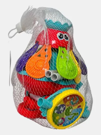 Музыкальный осьминог, игрушка с музыкой и светом, развивающая Код. 26266