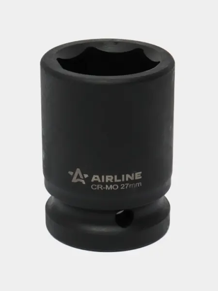 Головка ударная торцевая 3/4" DR шестигранная 27мм L=56 мм, AT-IS34-08