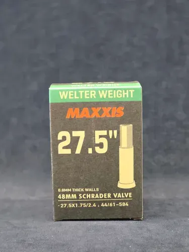 Камера велосипедная Maxxis WelterWeight, 27.5x1.75-2.4", 48 мм, тип ниппеля - schrader (автомобильный)
