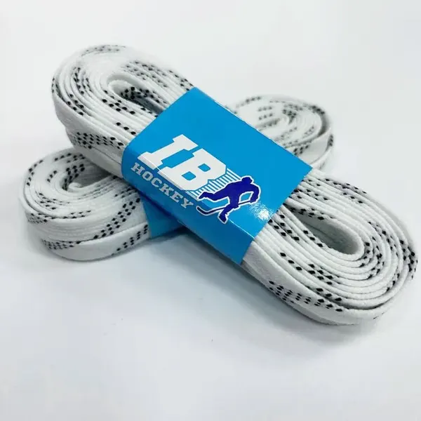 Шнурки для коньков IB Hockey с пропиткой, HLIB274WT, 274см