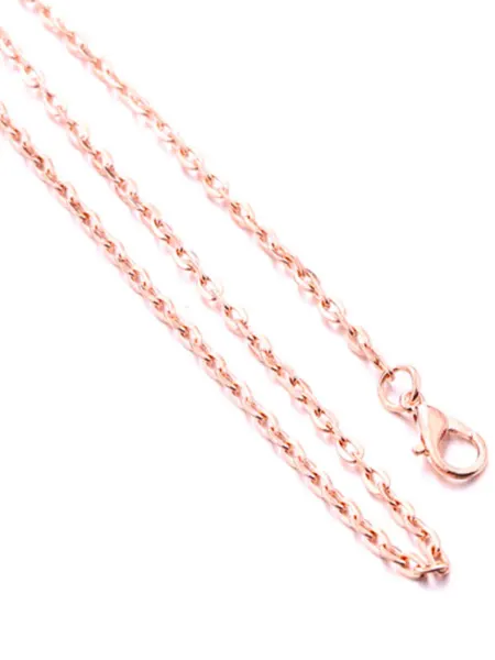 27 STARS STORE Якорная цепочка розово-золотистая