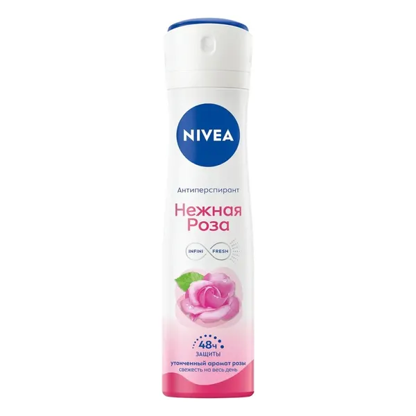 Дезодорант Nivea "Нежная роза", женский, аэрозоль