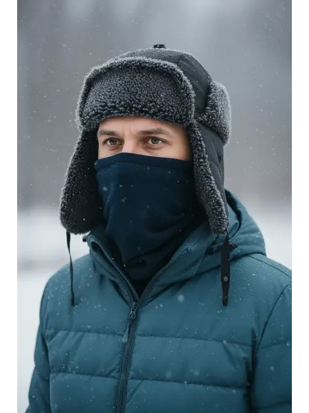 VOX Wear Снуд флисовый, черный, 27х30, бафф