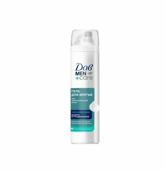 Гель для бритья Dove мужской, для чувствительной кожи, 200 мл