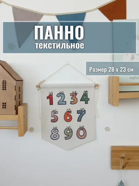 Авторская работа Декоративное панно "Цифры"