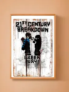 Постер, плакат на стену "рок-группа Green Day" 29,7х42 см (A3)
