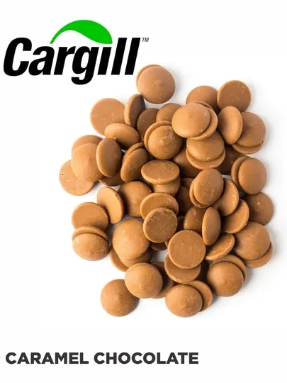 Шоколад карамельный Cargill 29%, бельгийский шоколад для десертов и кондитерских изделий