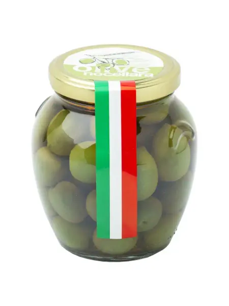 CEZONI Оливки зеленые с косточкой Ночеллара 290 г