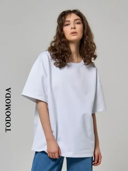 TodoModa Футболка женская оверсайз