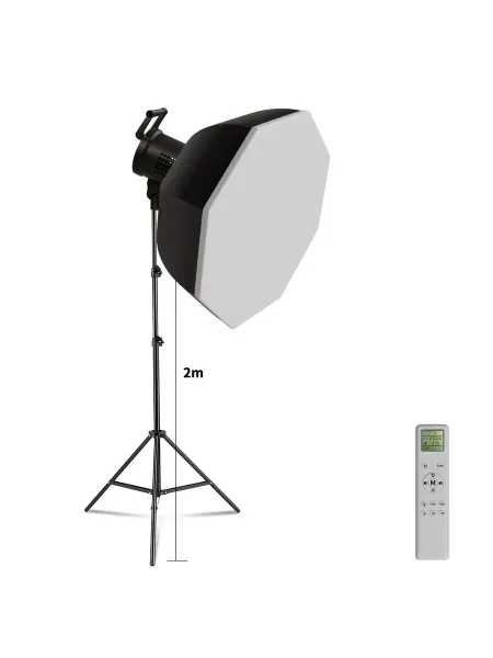 Софтбокс Bowens со штативом 2M и фотолампой 95 см диффузор