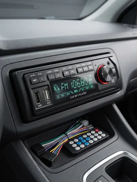 Автомобильная магнитола с джойстиком, Bluetooth, AUX, 2USB, FM-радио