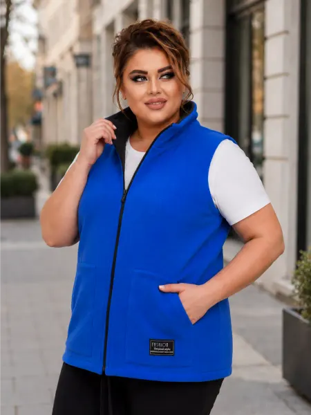 SUYU store Жилет флисовый теплый