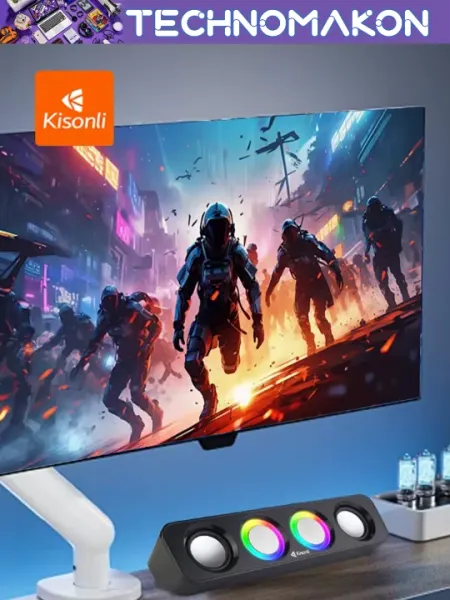 Компьютерные колонки Kisonli i-680BT, Bluetooth, AUX, 2x3W, акустическая система, саундбар