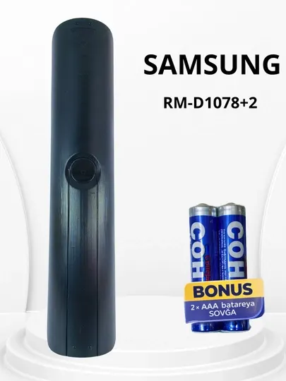 Пульт для телевизора Samsung RM-D1078+2, Smart Hub, кнопка Netflix, ИК, 2xAAA бонус