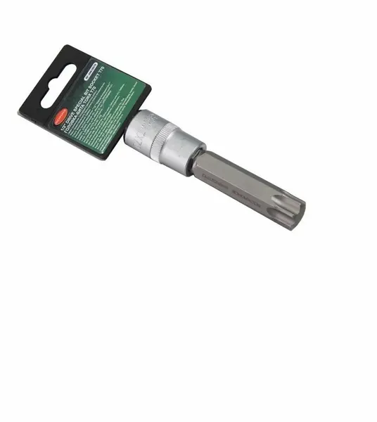 Головка-бита T70 1/2" TORX 100мм, на пластиковом держателе ROCKFORCE RF-34610070