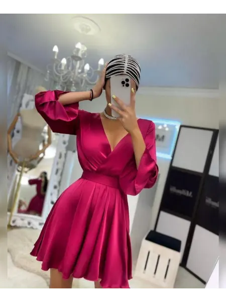 Fashion 123 Платье фуксия