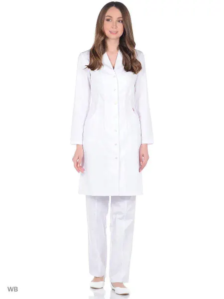 Med Fashion Lab Халат медицинский из ткани Satory