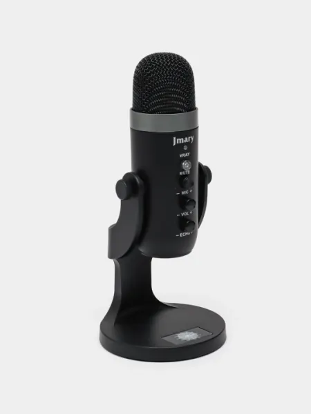 USB-микрофон Jmary MC-PW8 — для подкастов, стриминга и игр, шумоподавление, кнопка mute