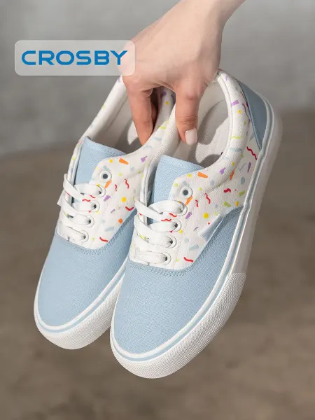 Crosby Кеды женские текстильные стильные