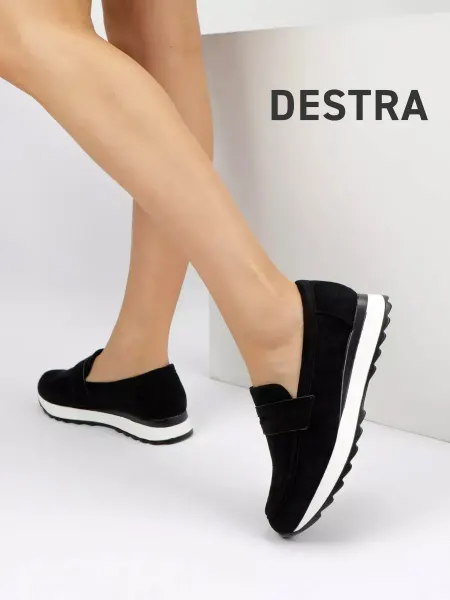 Destra Лоферы черные женские