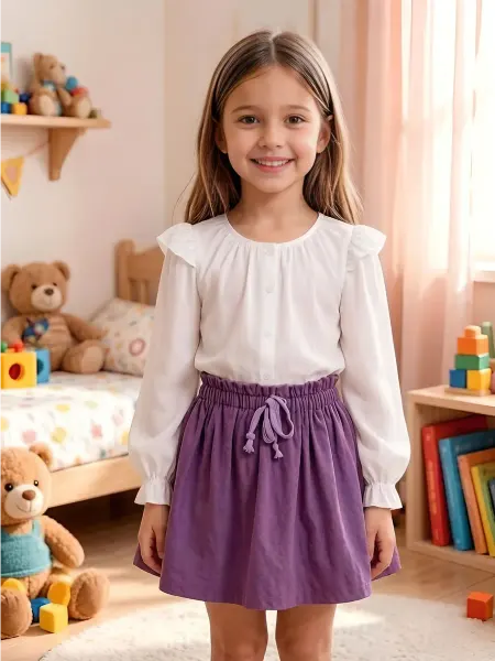 KidsGrad KG0016 Юбка рост 110-116 лиловая