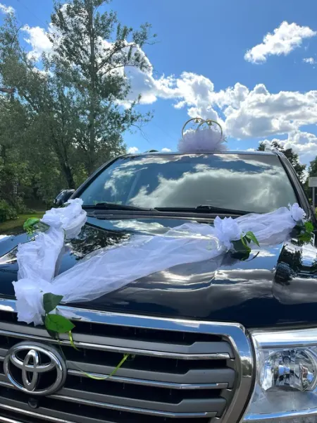 Свадьба суперрр Свадебная лента на капот авто 3 м, 1 шт
