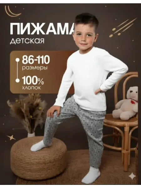 Peri Kids Пижама детская со штанами