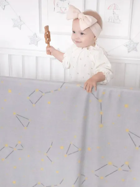 Baby Nice Плед детский 100х140 флисовый легкий в кроватку