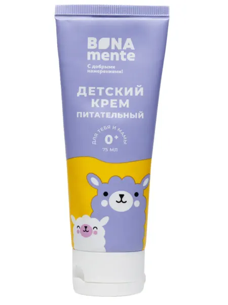 Bona Mente! С добрыми намерениями! Крем детский Bona Mente! питательный 75мл