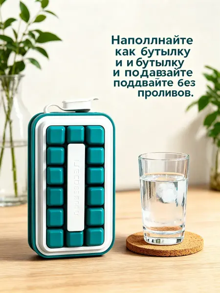 Лёгкое извлечение 18 контейнер силикон для заморозки