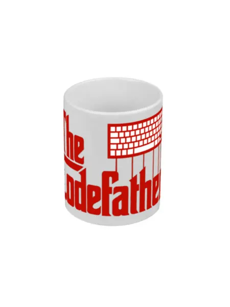 FUN.ru Кружка для чая и кофе с принтом the codefather айтишник