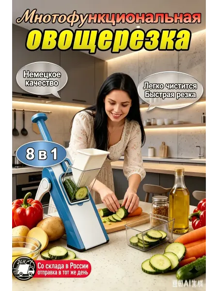 Овощерезка ручная многофункциональная