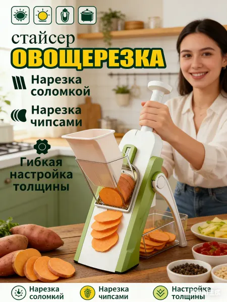 Овощерезка ручная многофункциональная