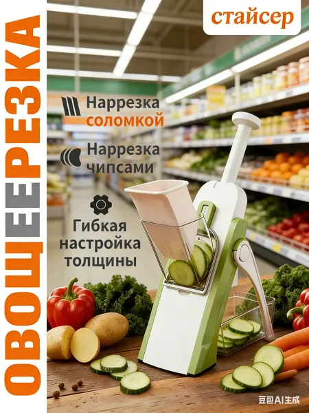 Овощерезка ручная многофункциональная