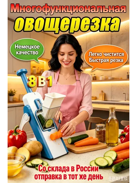 Овощерезка ручная многофункциональная