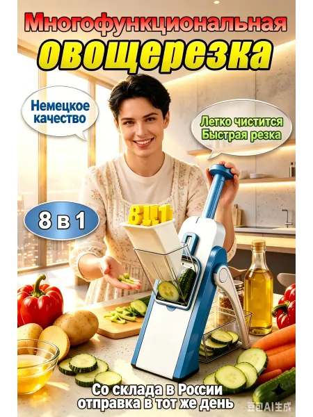 Овощерезка ручная многофункциональная