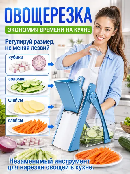 乔记 Овощерезка механическая многофункциональная