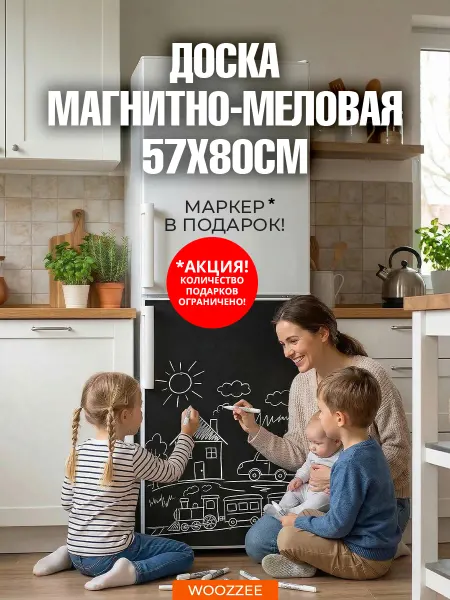 Woozzee Магнитная наклейка на холодильник для кухни