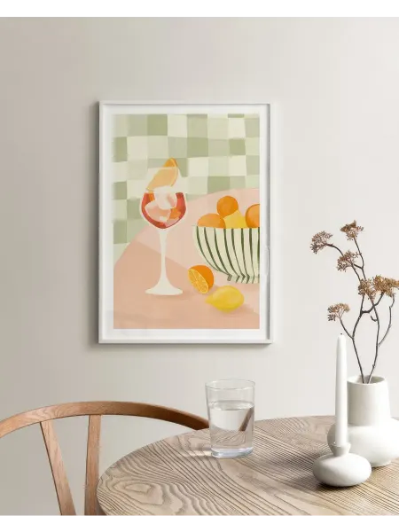 Onllyart Постер 21x30 цитрусовые и напитки