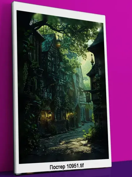 YOU CAN ART Картина 30х40 лесной пейзаж