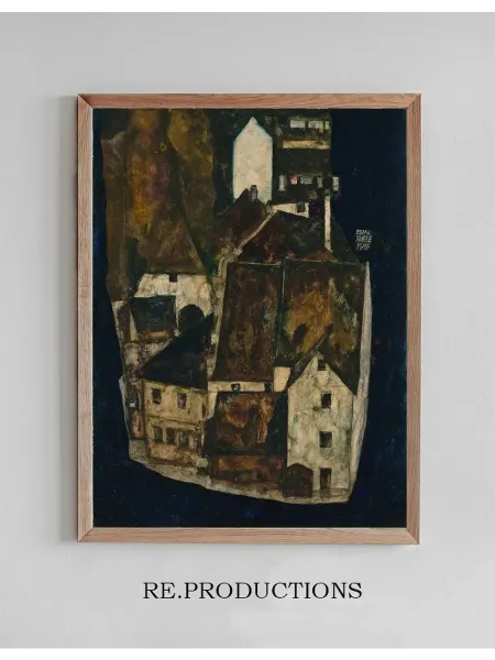 Re.productions Постер Dead City III (City on the Blue - Egon Schiele
