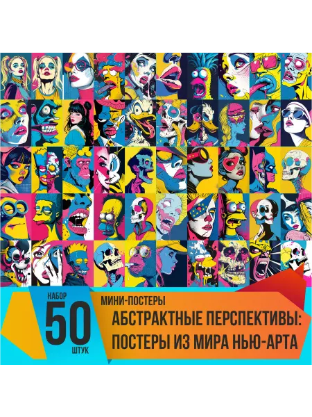 АртПостерШоп Набор мини-постеров Абстрактные перспективы