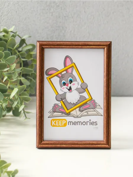 Keep memories Фоторамка 10х15 см, бронза