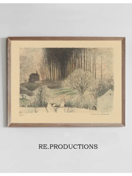 Re.productions Постер Sites Brabançons 7 - Léon Spilliaert