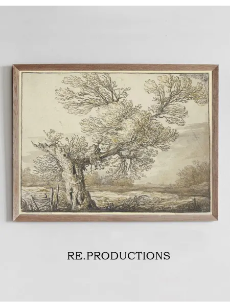Re.productions Постер Landscape near Dordrecht - Aelbert Cuyp