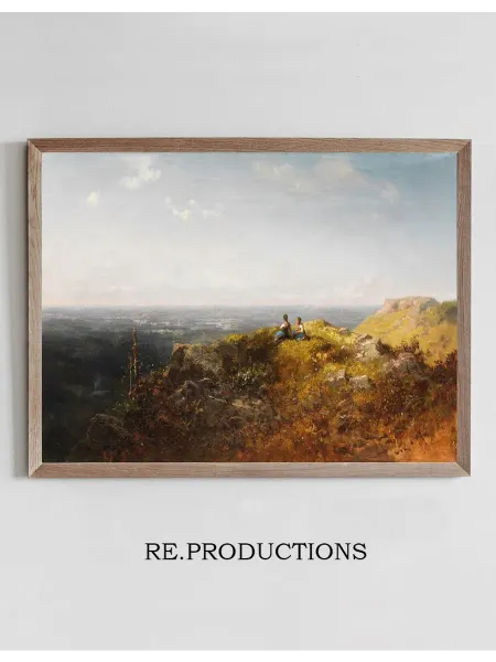 Re.productions Постер Zwei Dirndl auf der Alm - Carl Spitzweg